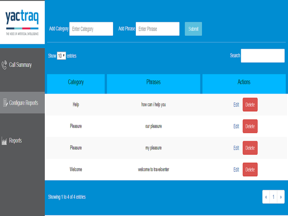 screenshot of Yactraq