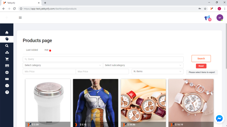 screenshot of Yakkyofy