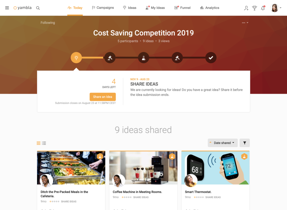 screenshot of Yambla