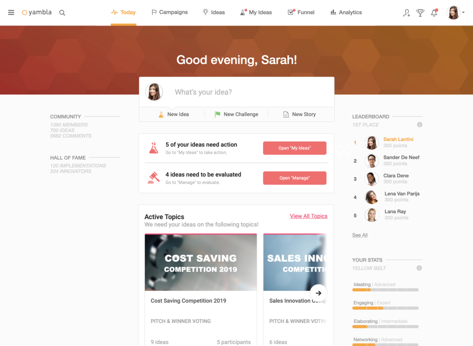 screenshot of Yambla