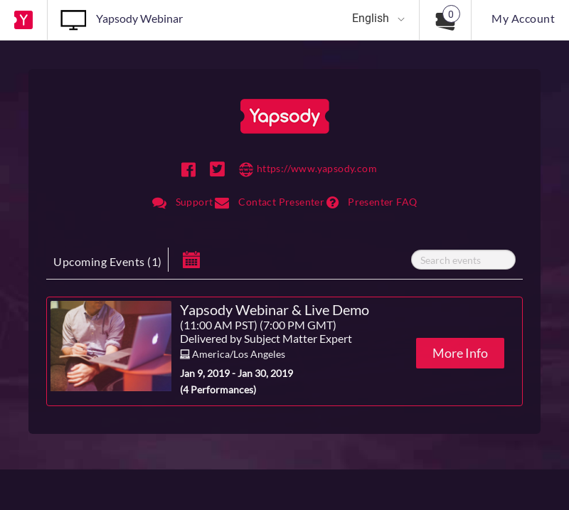 screenshot of Yapsody