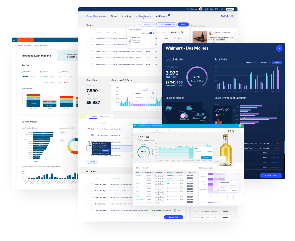 screenshot of Yellowfin