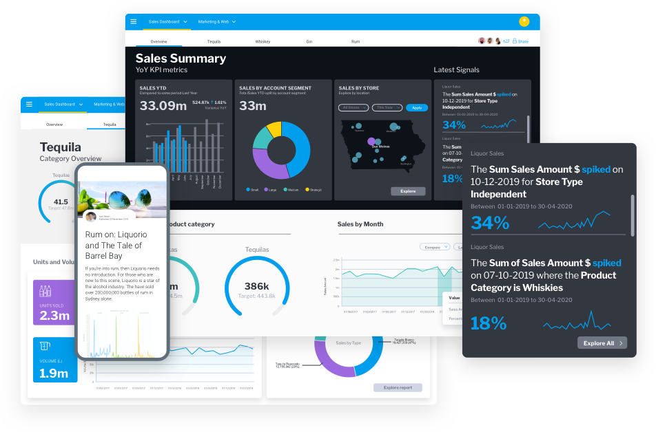 screenshot of Yellowfin