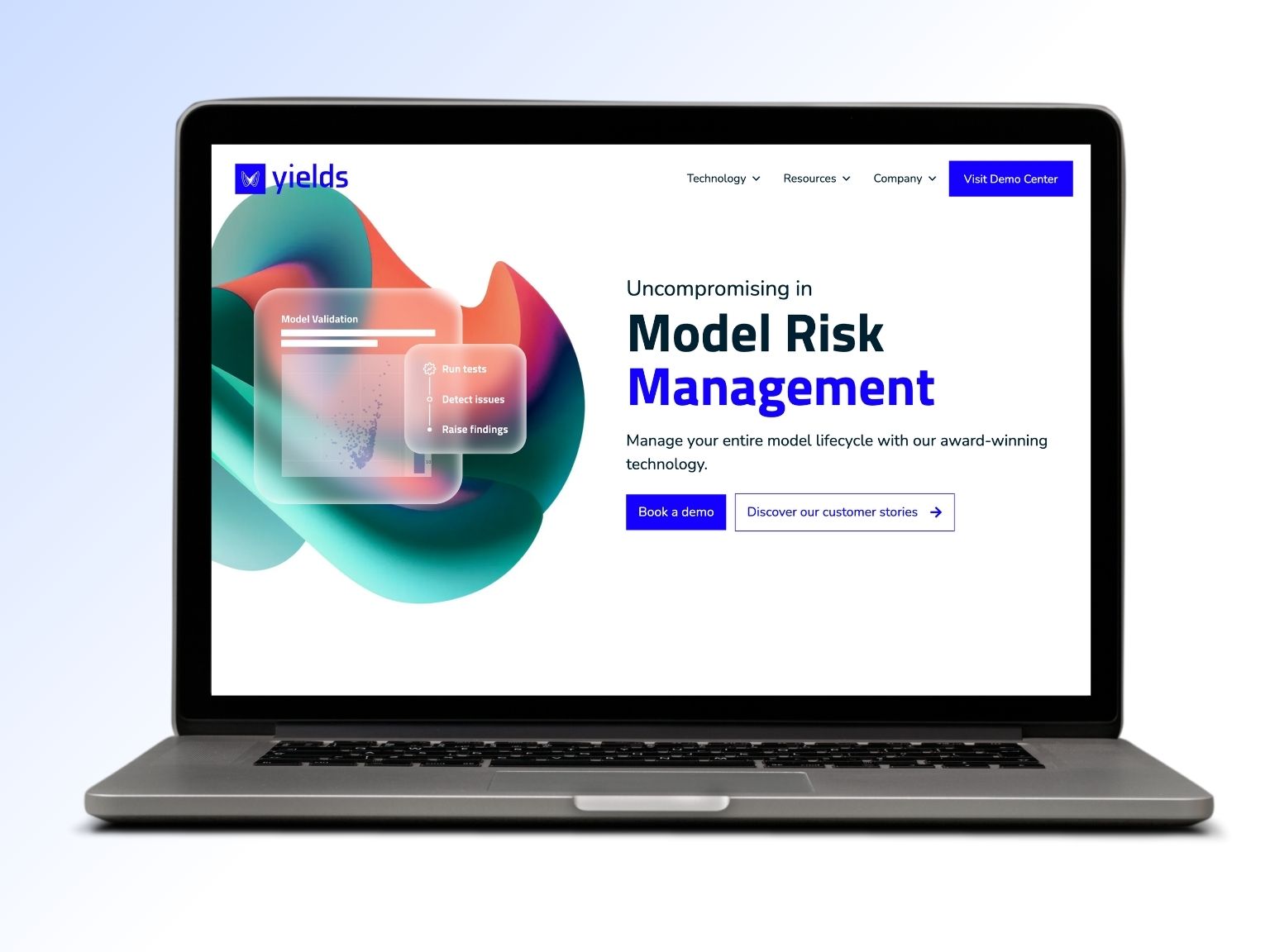 screenshot of Yields.io