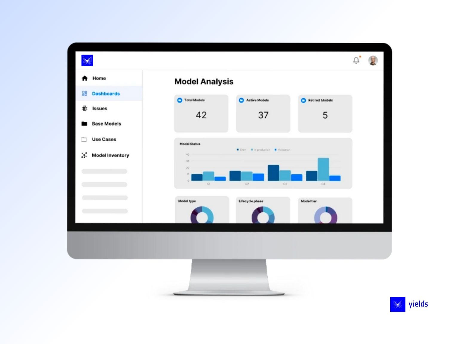 screenshot of Yields.io