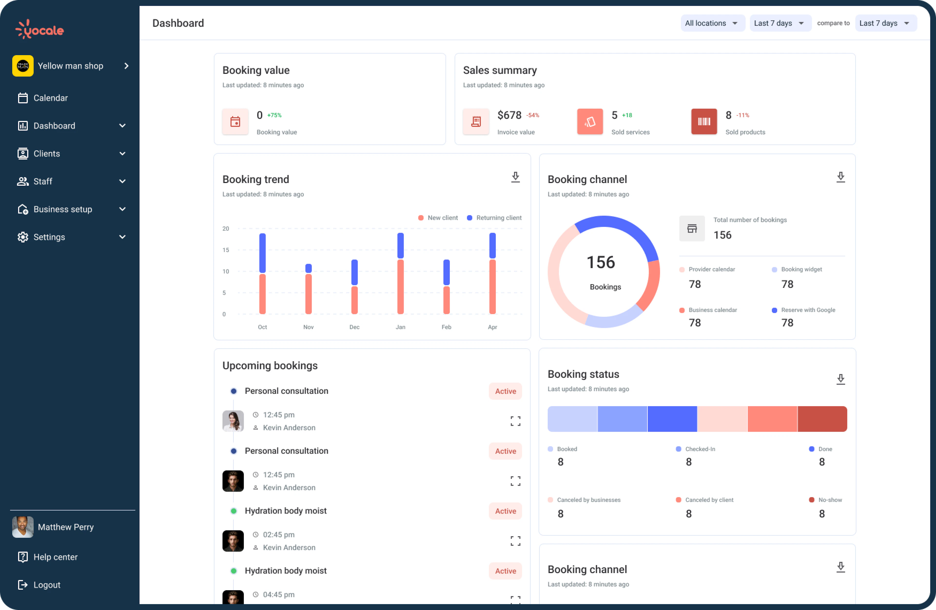 screenshot of Yocale