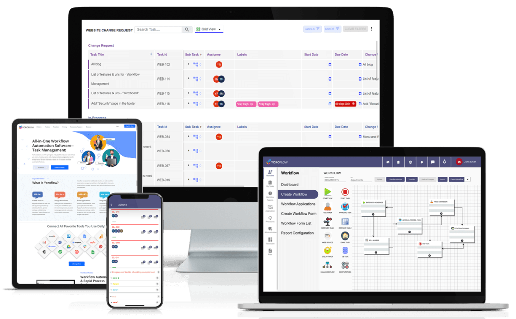 screenshot of Yoroflow