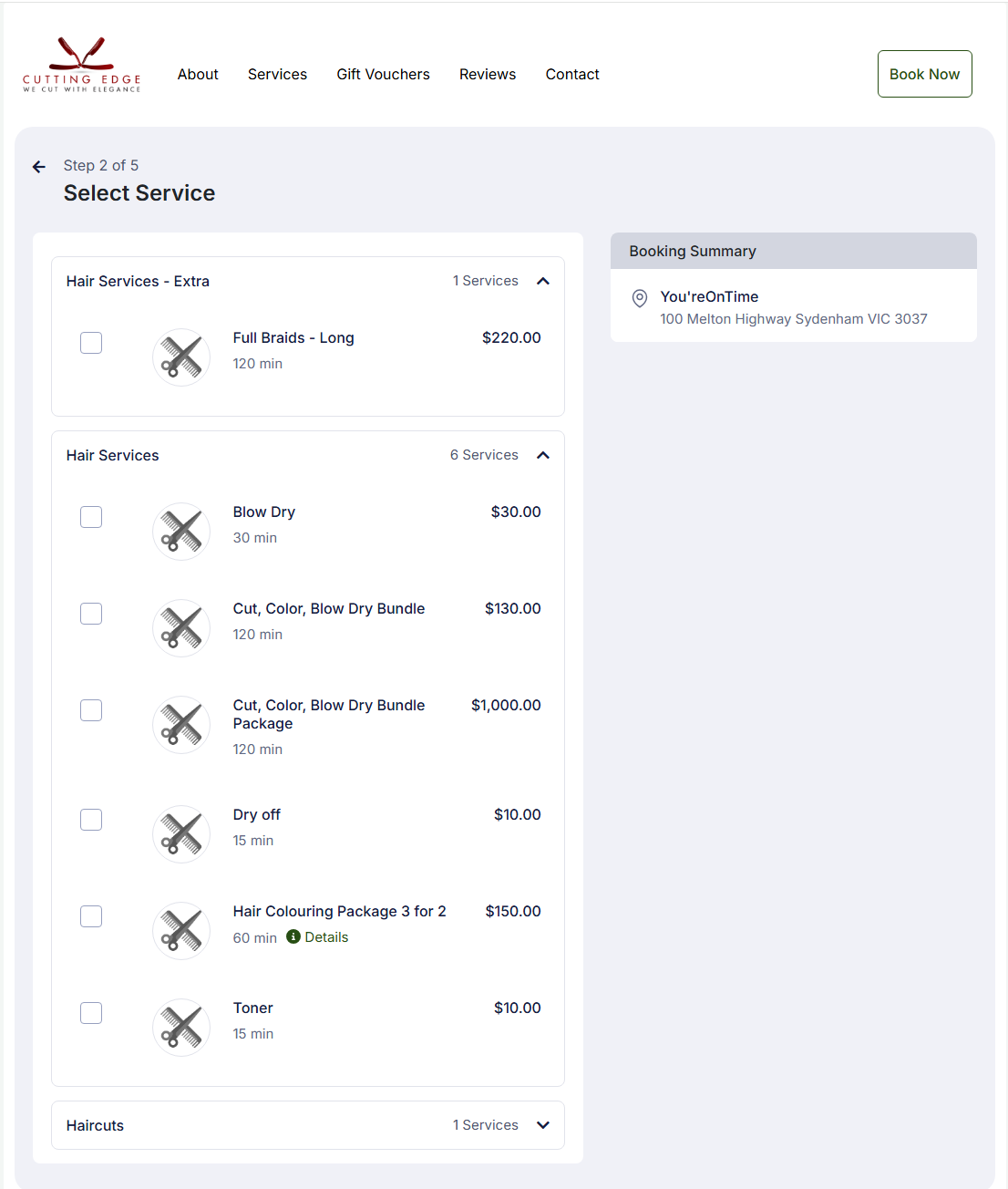 screenshot of You'reOnTime