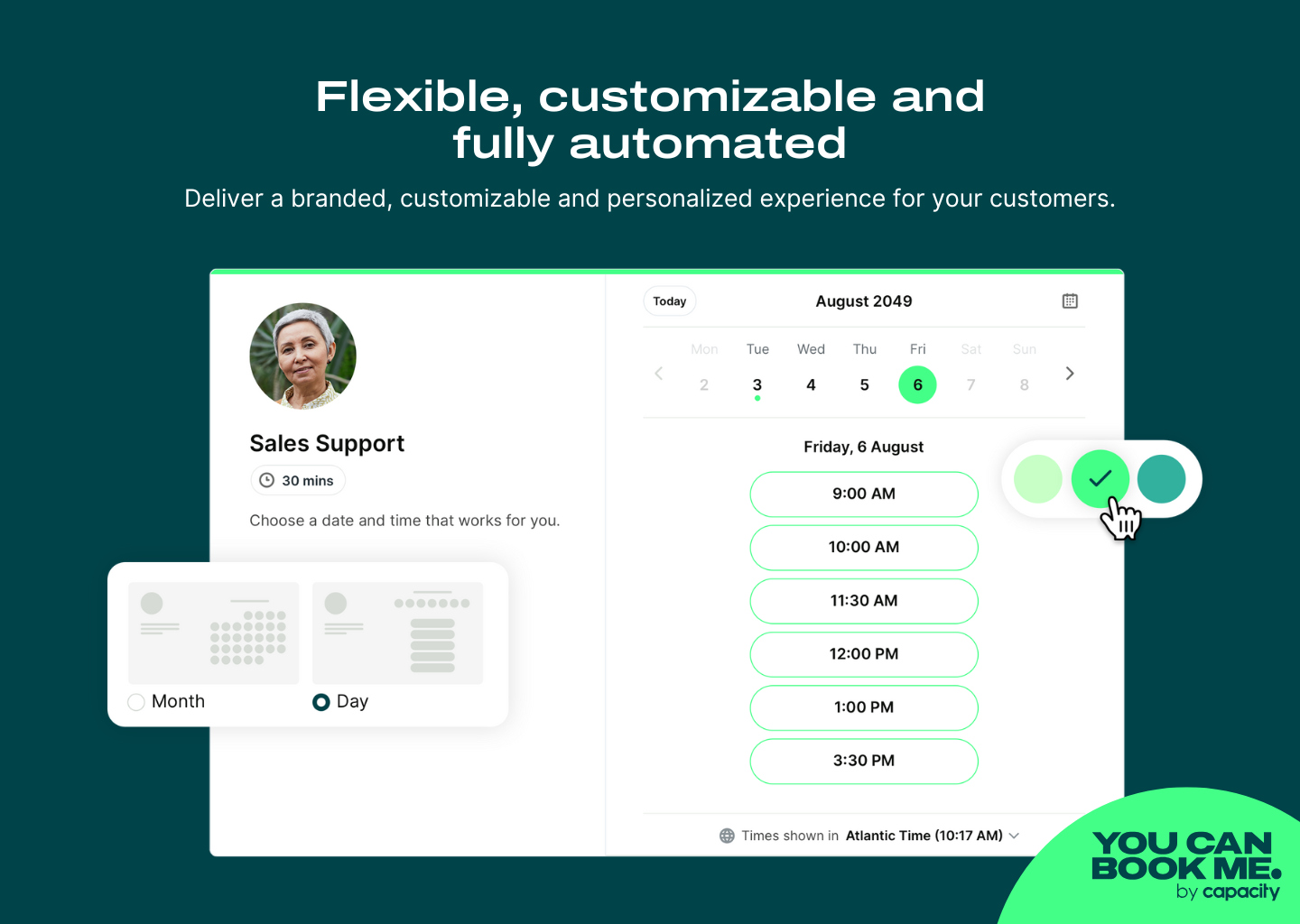 screenshot of YouCanBook.me