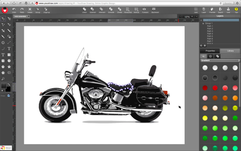 screenshot of YouiDraw