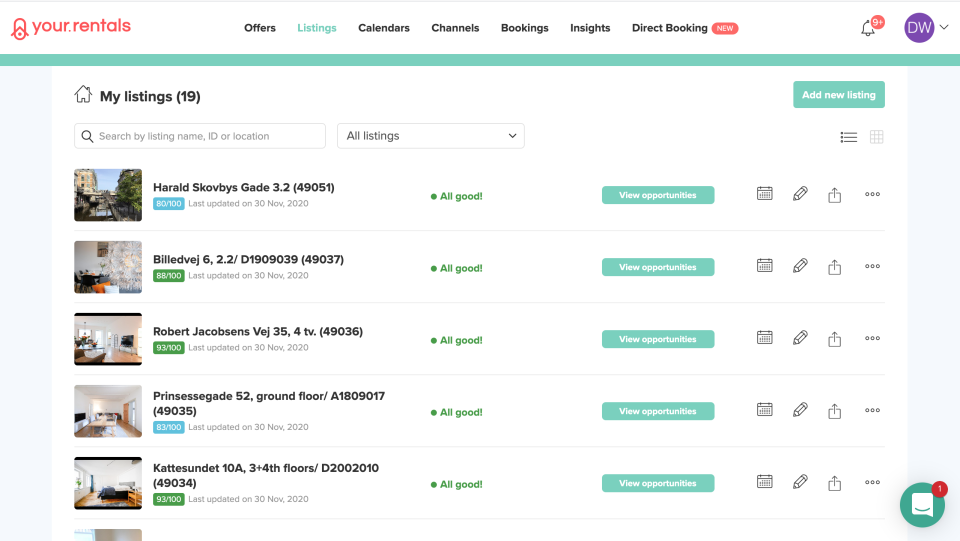 screenshot of Your.Rentals