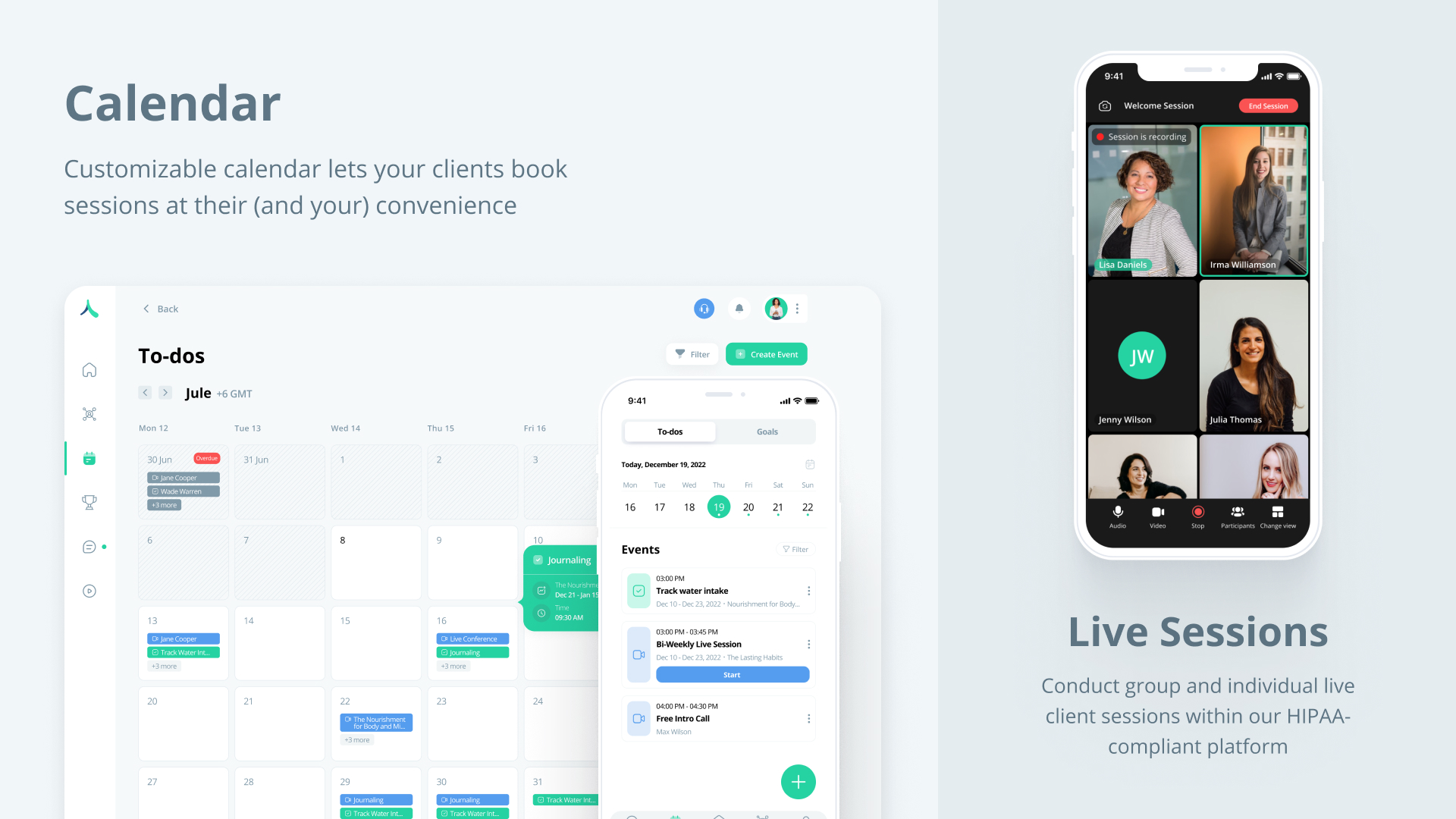 screenshot of YourCoach