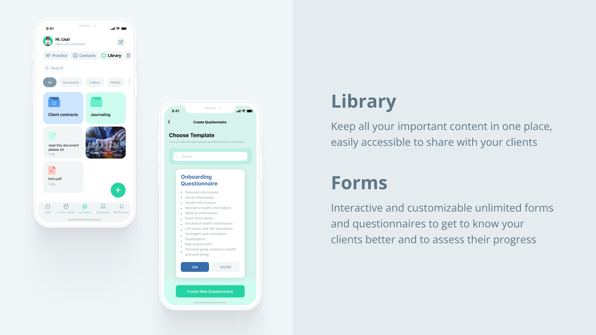 screenshot of YourCoach