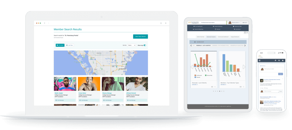 screenshot of YourMembership