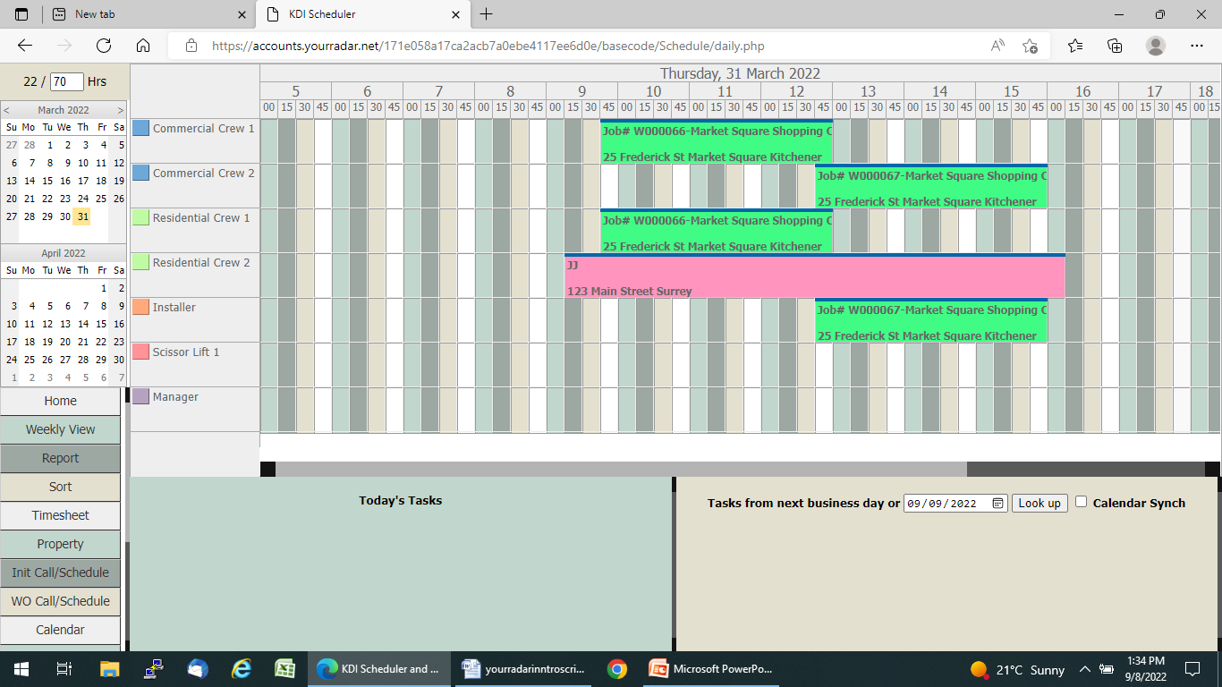 screenshot of YourRadar