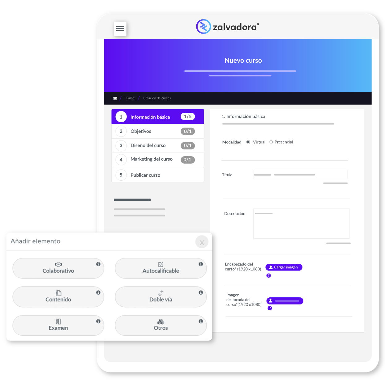 screenshot of Zalvadora