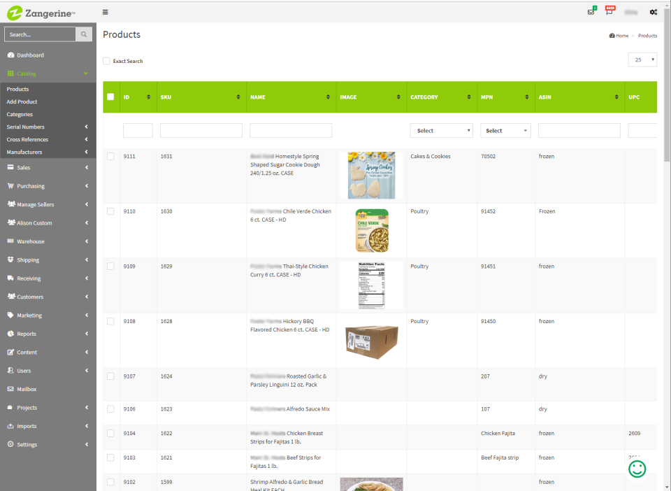 screenshot of Zangerine