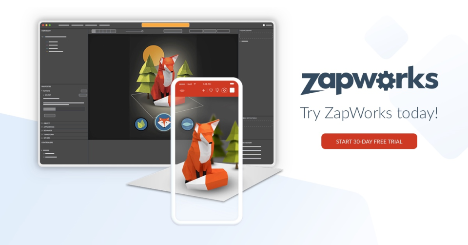 screenshot of ZapWorks