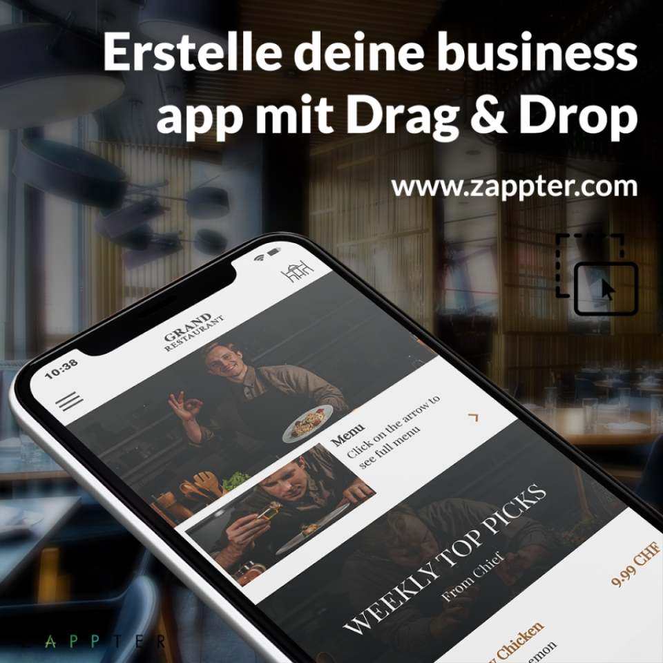 screenshot of Zappter