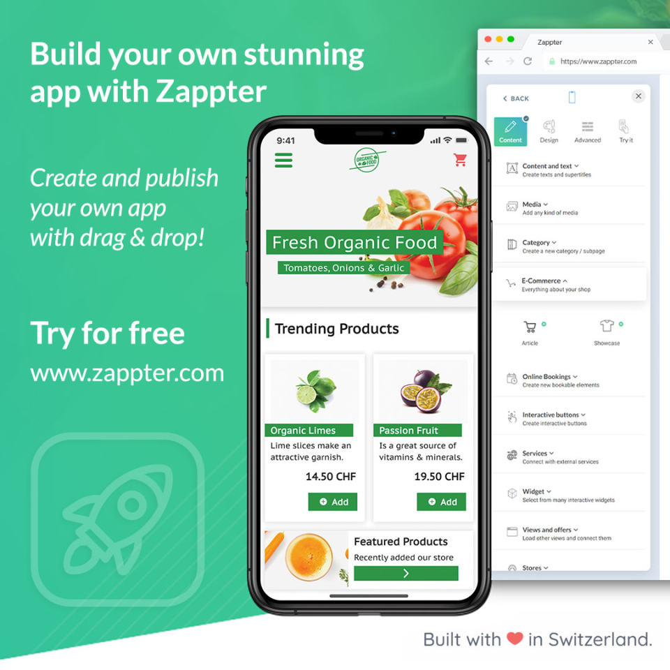 screenshot of Zappter