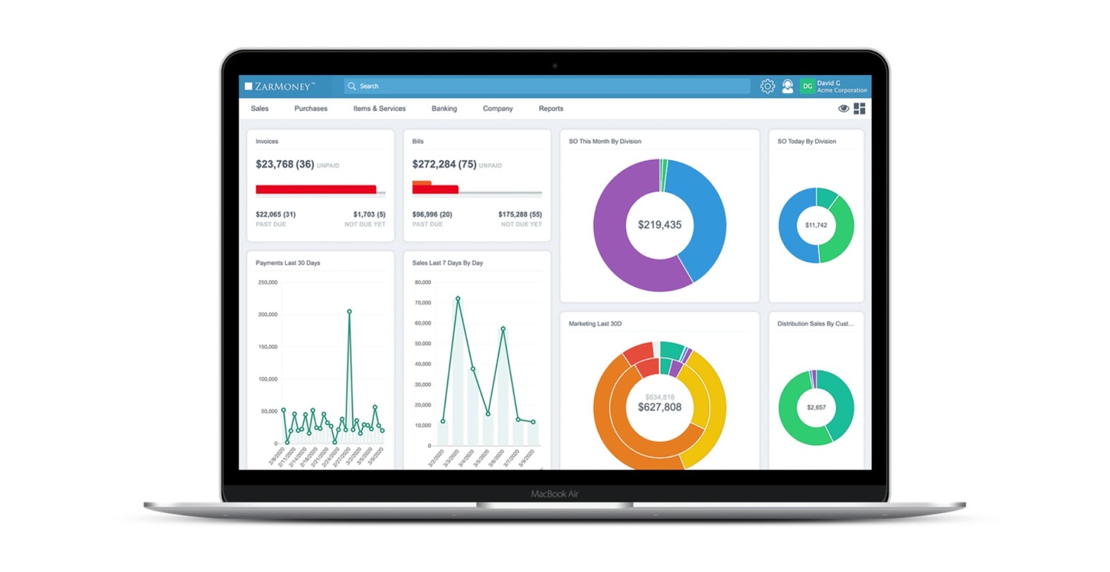 screenshot of ZarMoney