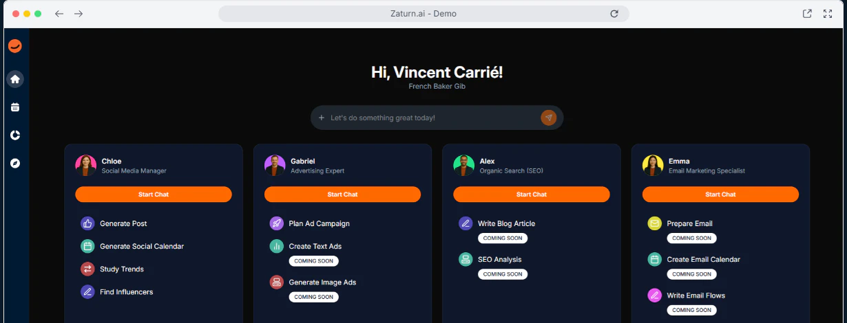 screenshot of Zaturn