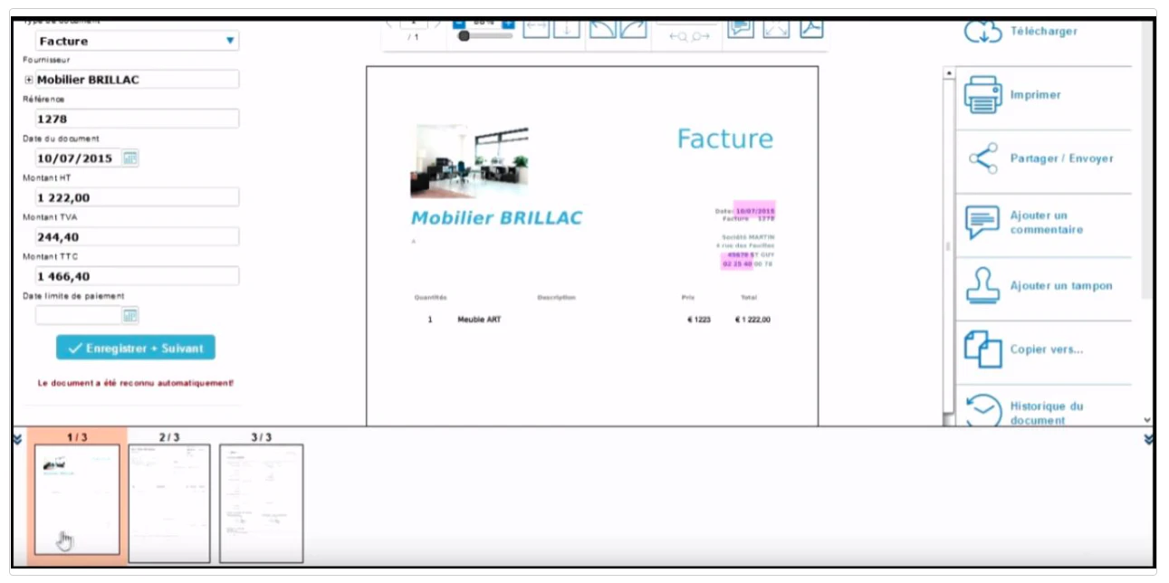screenshot of Zeendoc