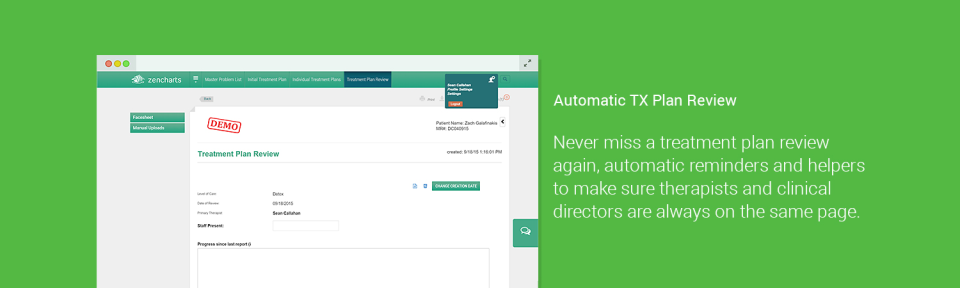 screenshot of ZenCharts