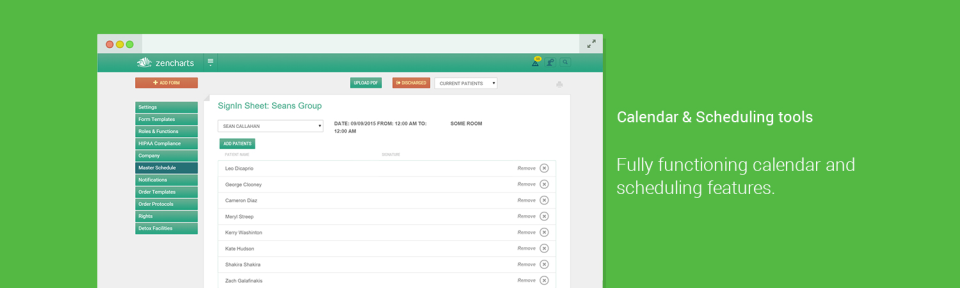 screenshot of ZenCharts