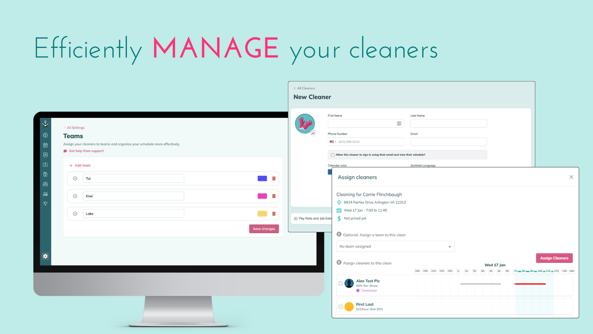 screenshot of ZenMaid