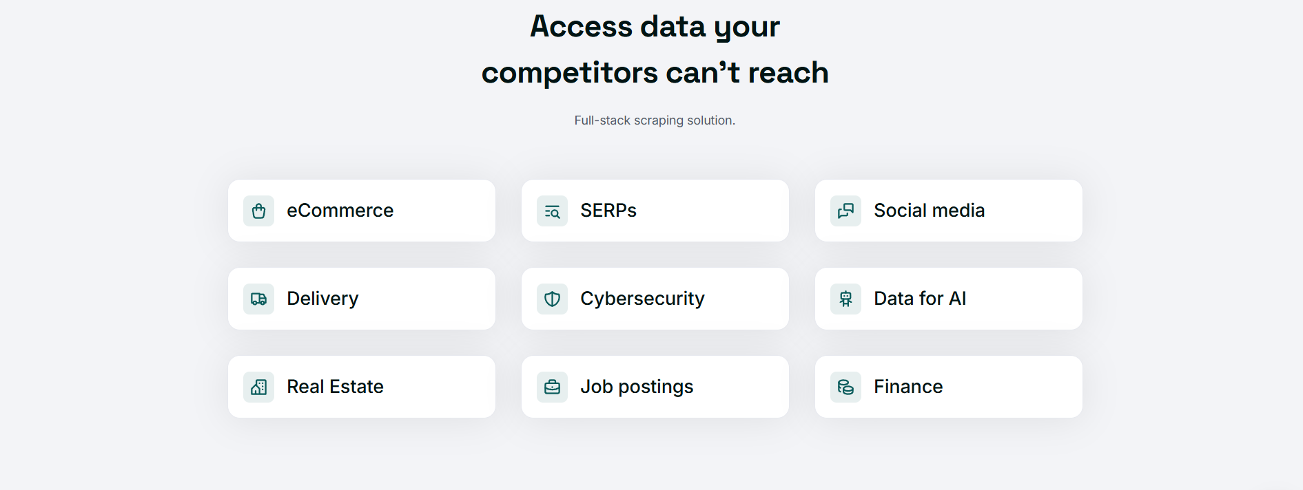 screenshot of ZenRows