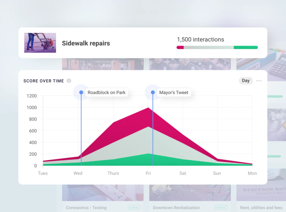 screenshot of Zencity