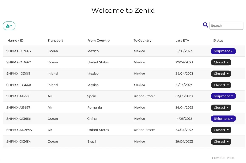 screenshot of Zenix