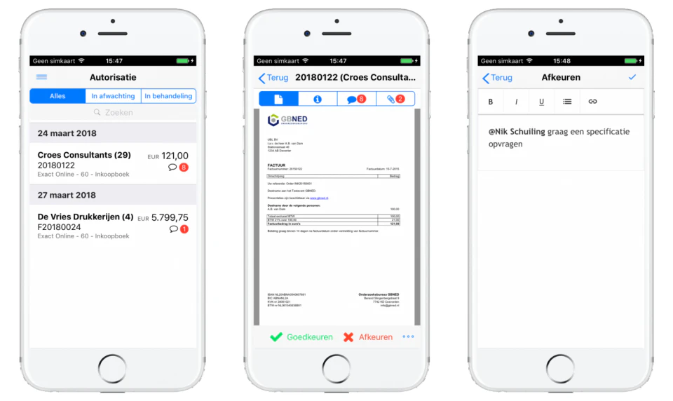 screenshot of Zenvoices