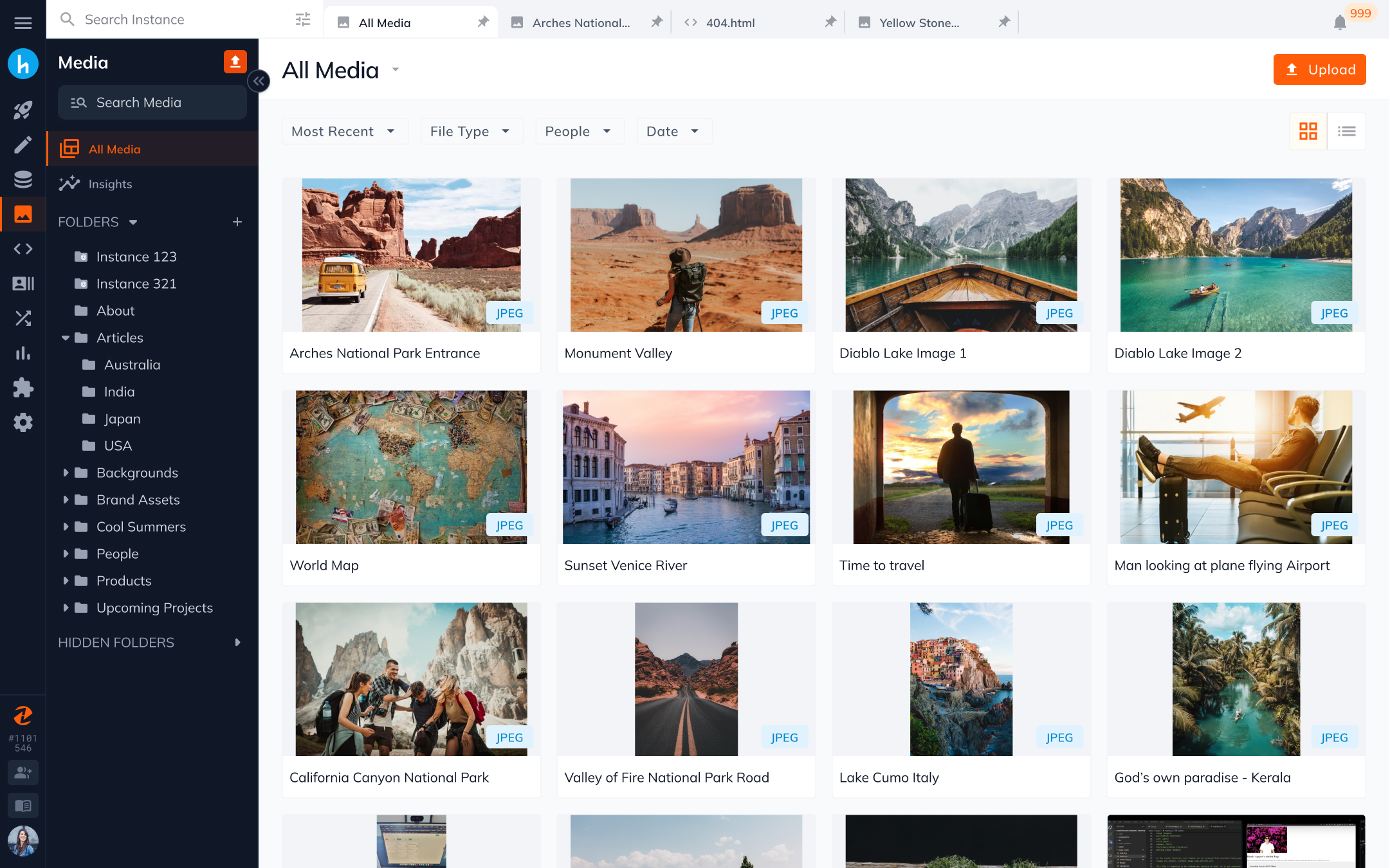 screenshot of Zesty.io