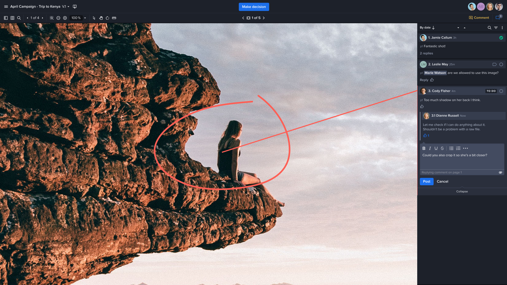 screenshot of Ziflow