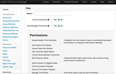 screenshot of ZingFit