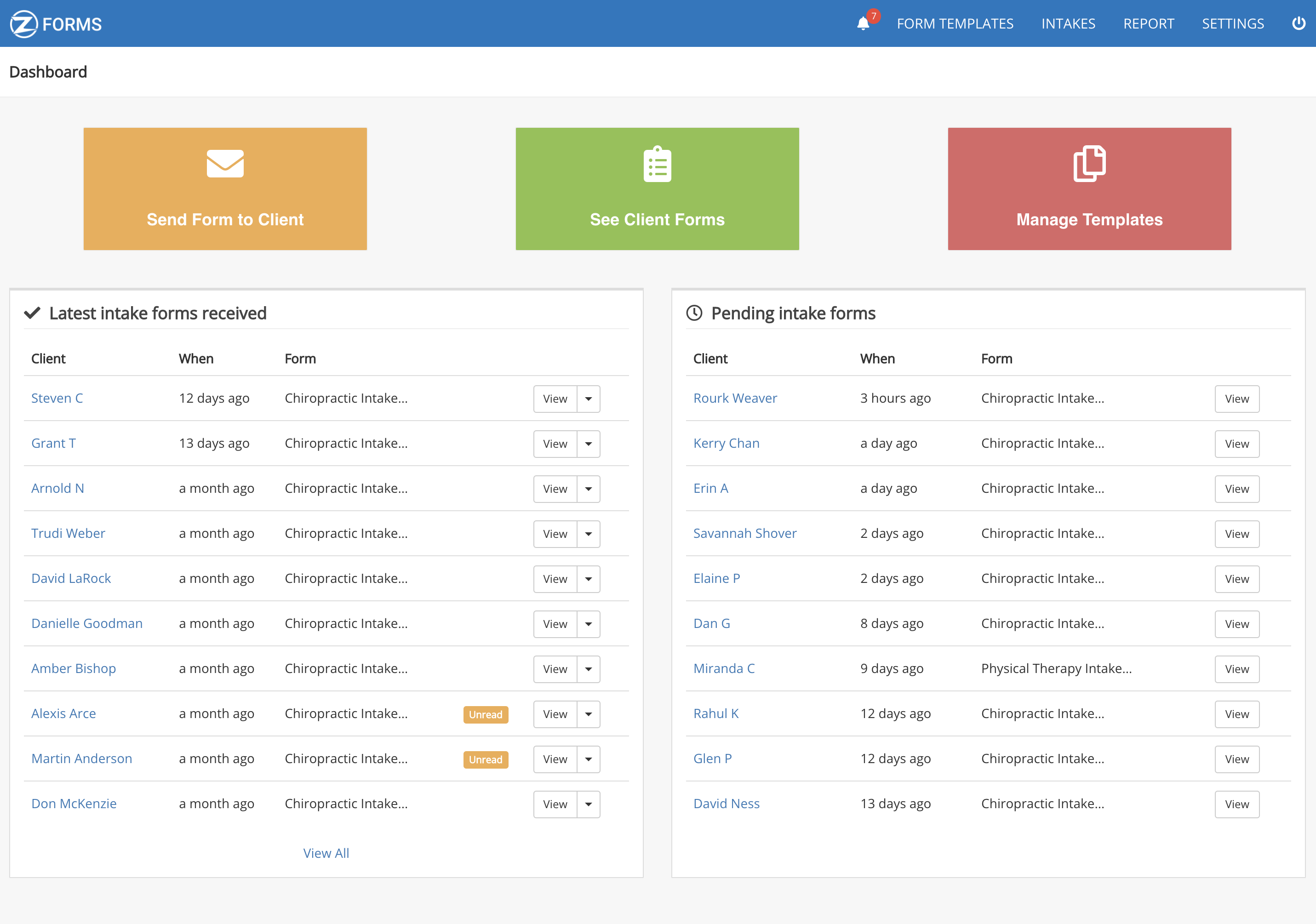 screenshot of Zingit
