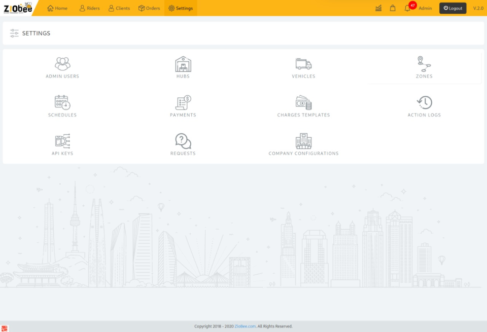 screenshot of ZioBee