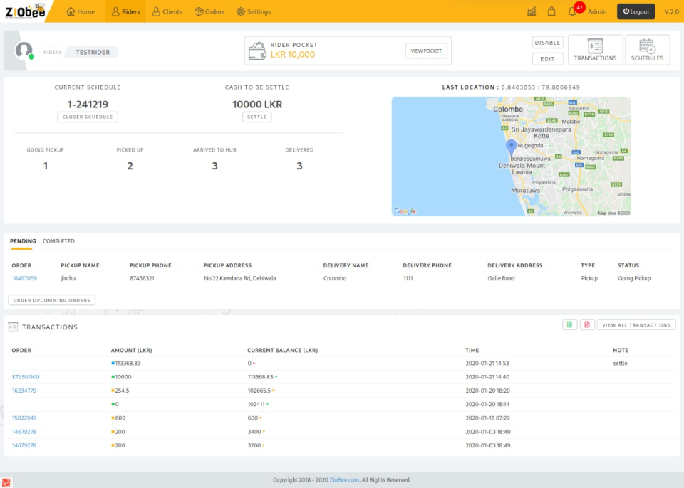 screenshot of ZioBee