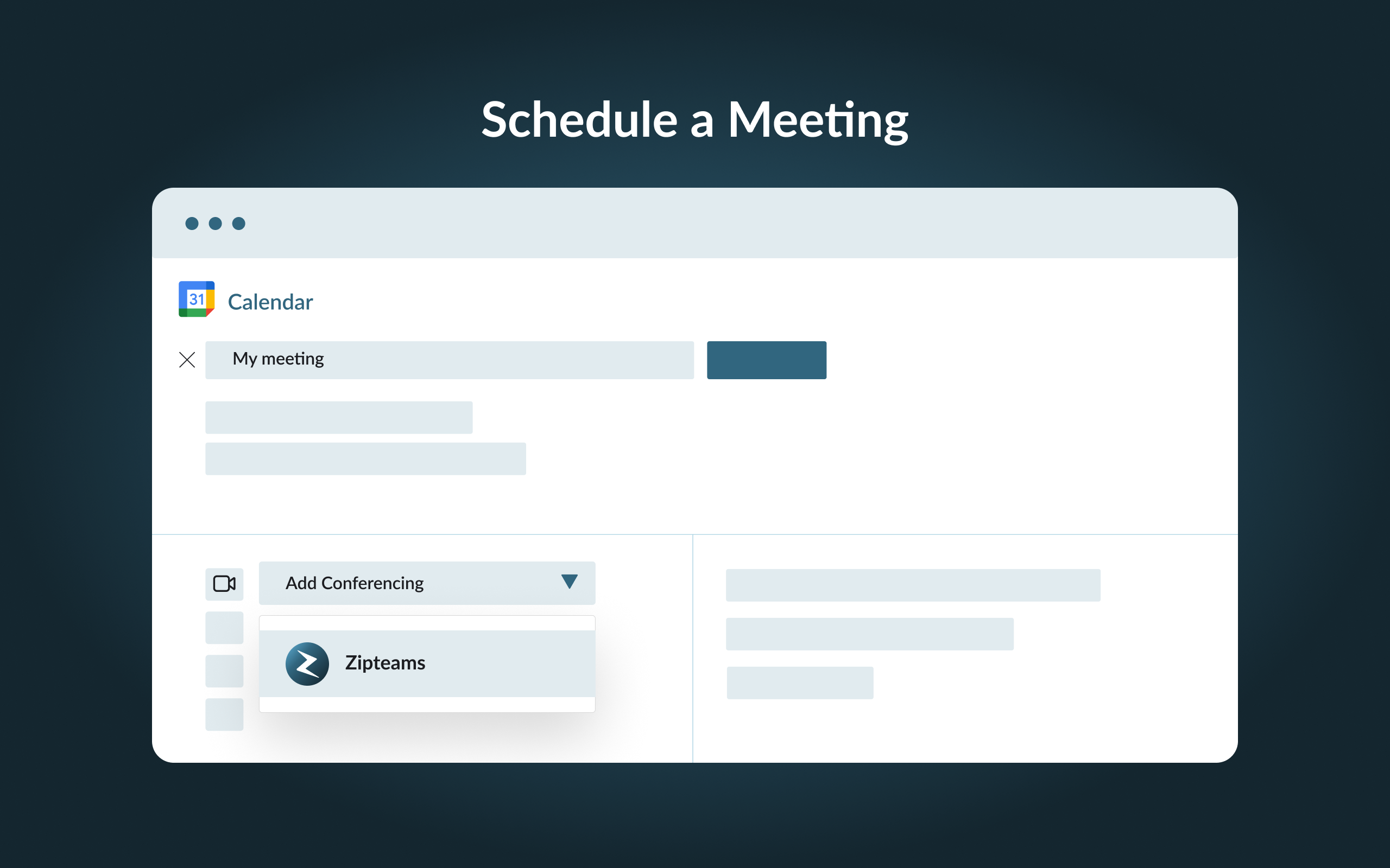 screenshot of Zipteams
