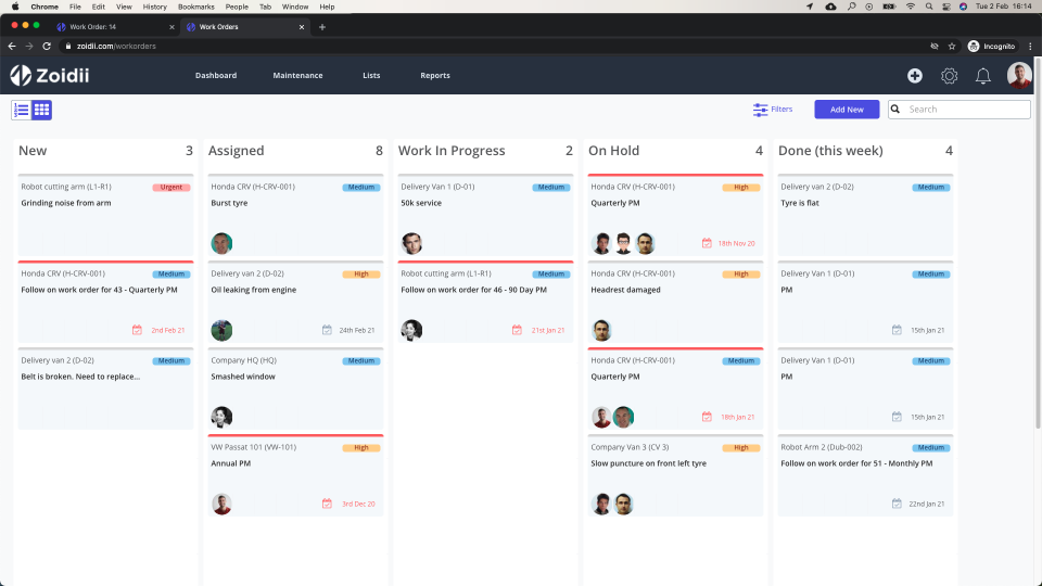 screenshot of Zoidii