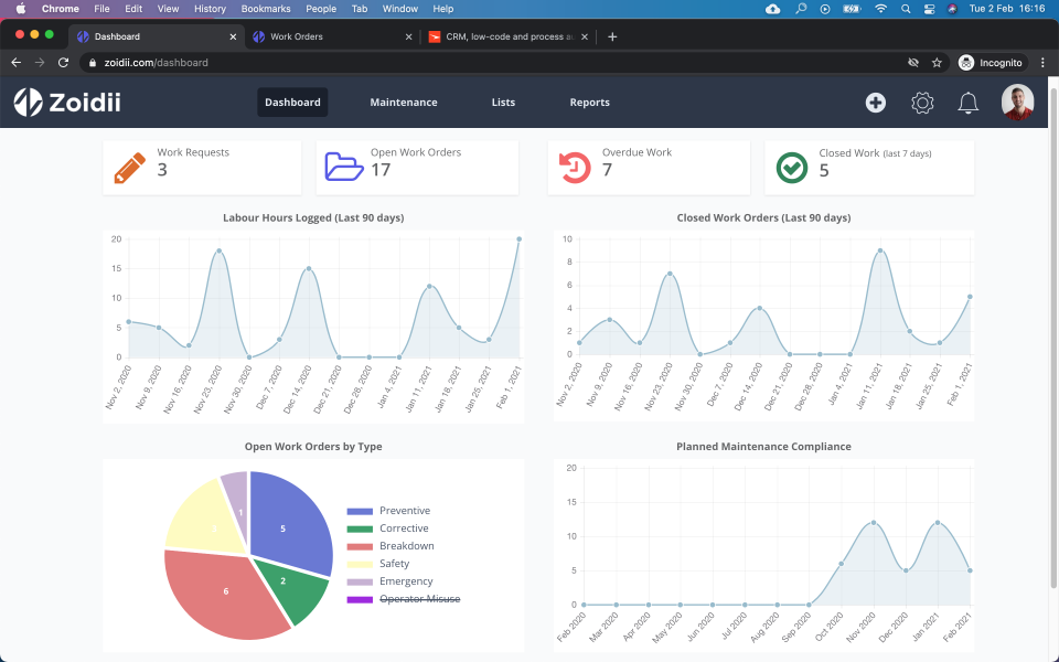 screenshot of Zoidii