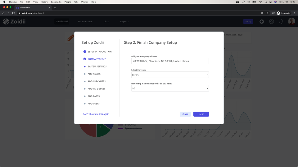 screenshot of Zoidii
