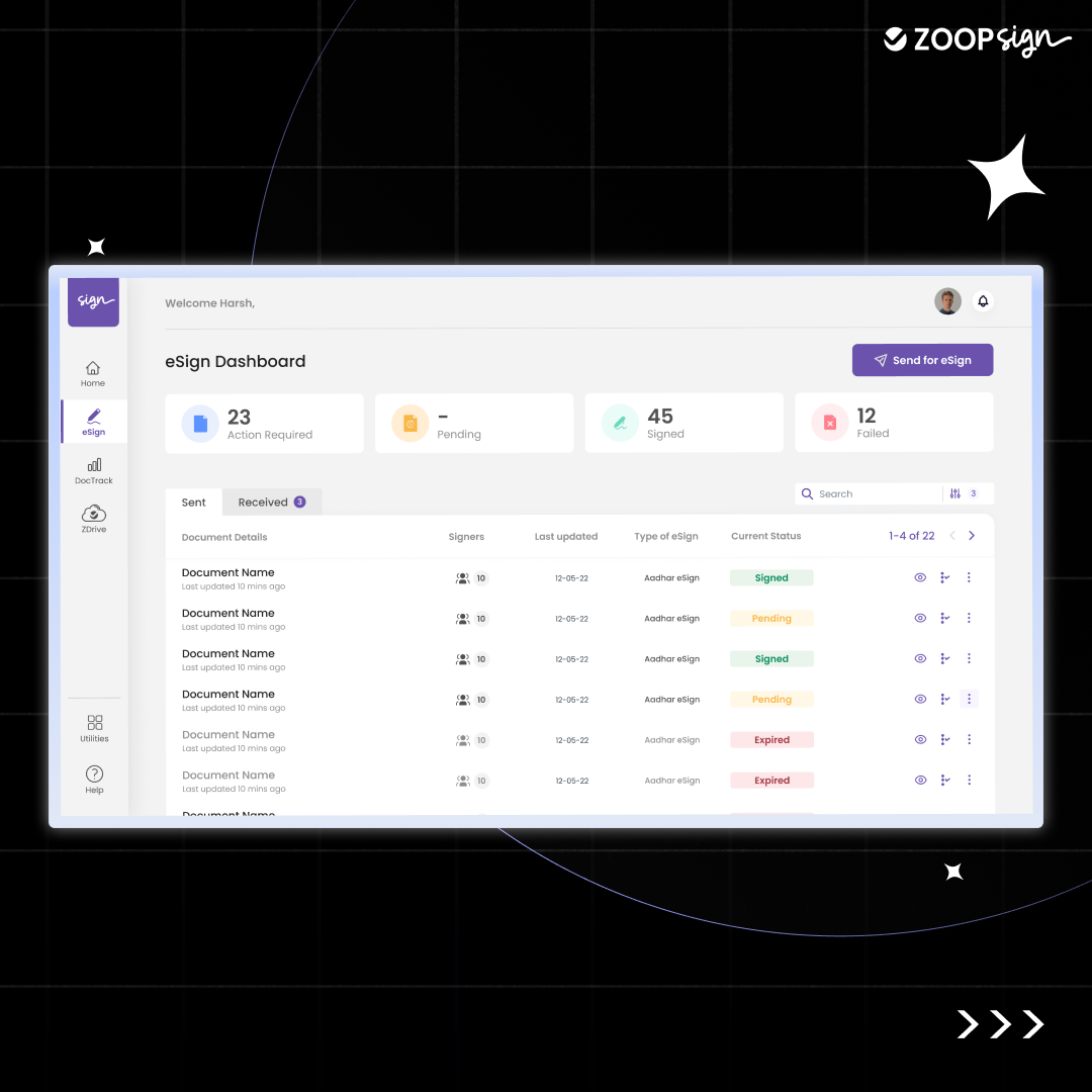 screenshot of Zoopsign