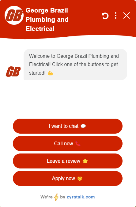 screenshot of ZyraTalk