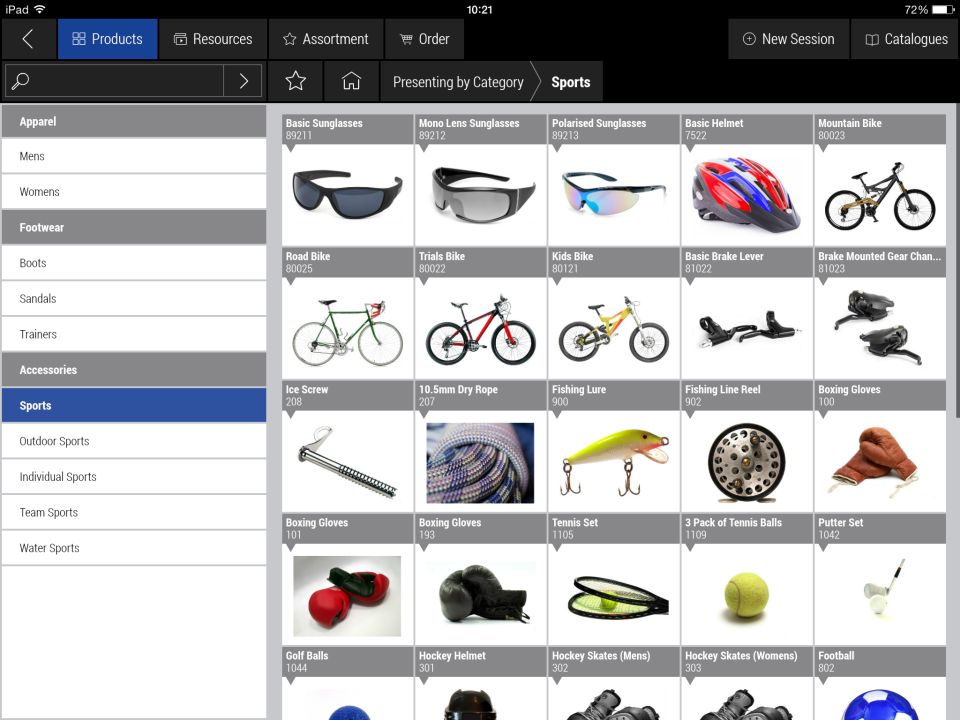 screenshot of aWorkbook
