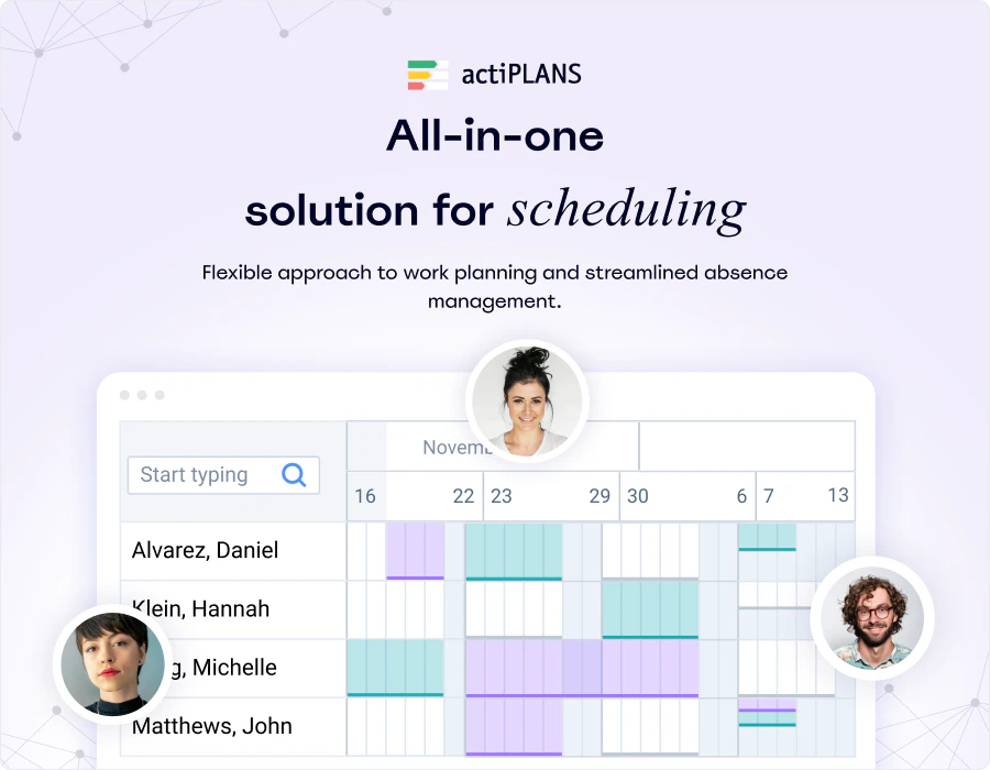 screenshot of actiPLANS
