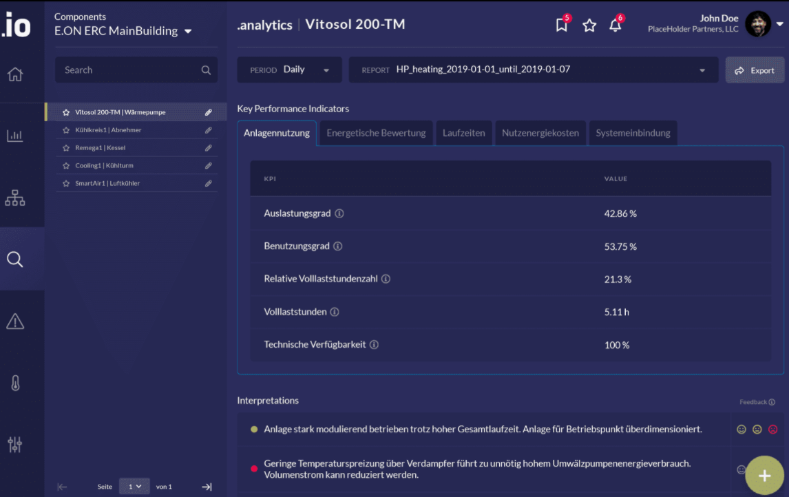 screenshot of aedifion
