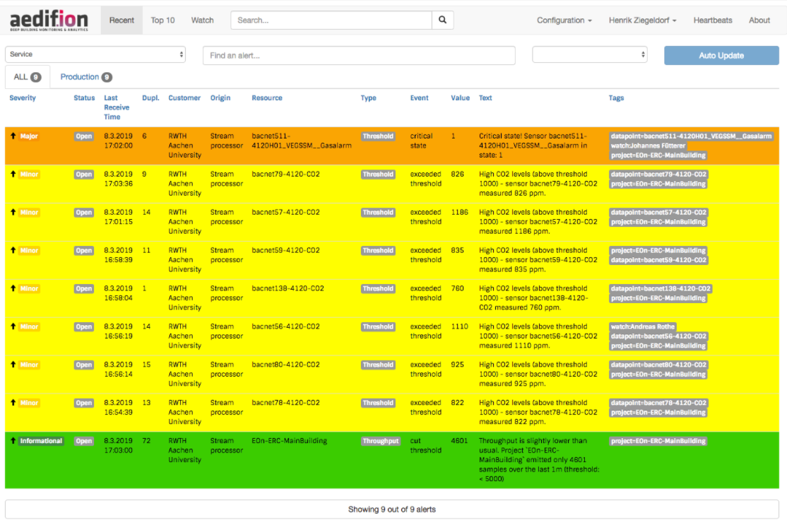 screenshot of aedifion